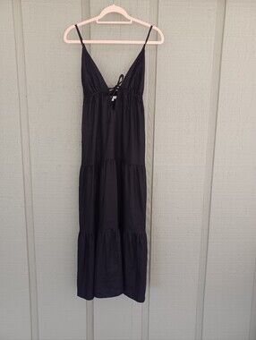 swing linen dress Blueberry Collared Swing Dress, Beige – Alembika U.S main image 0